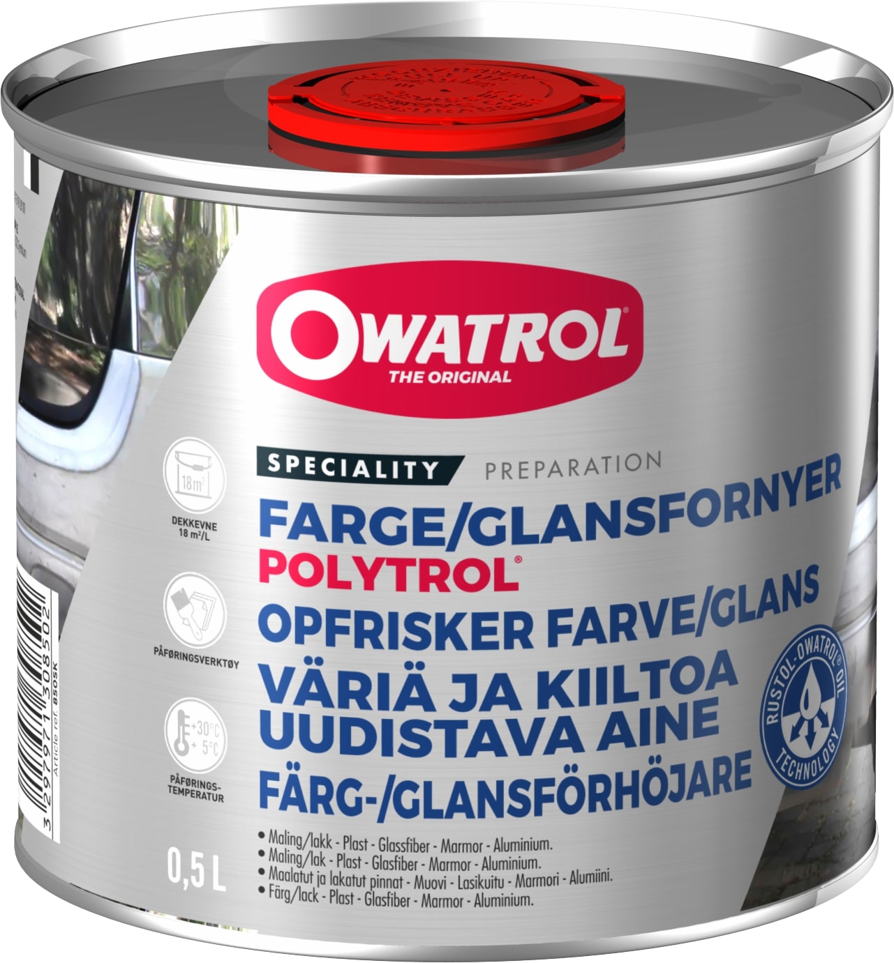 Owatrol Polytrol fargefornyer 0,5 liter