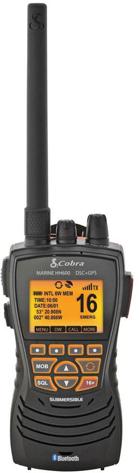 VHF Cobra HH600 GPS, DSC flytende